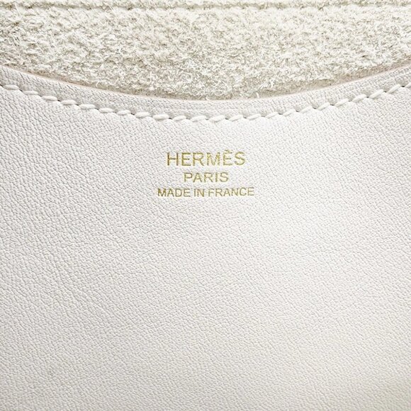 HERMES In the loop Size PM Taurillon Clemence/Swift Leather Grease pail - Picture 11 of 13